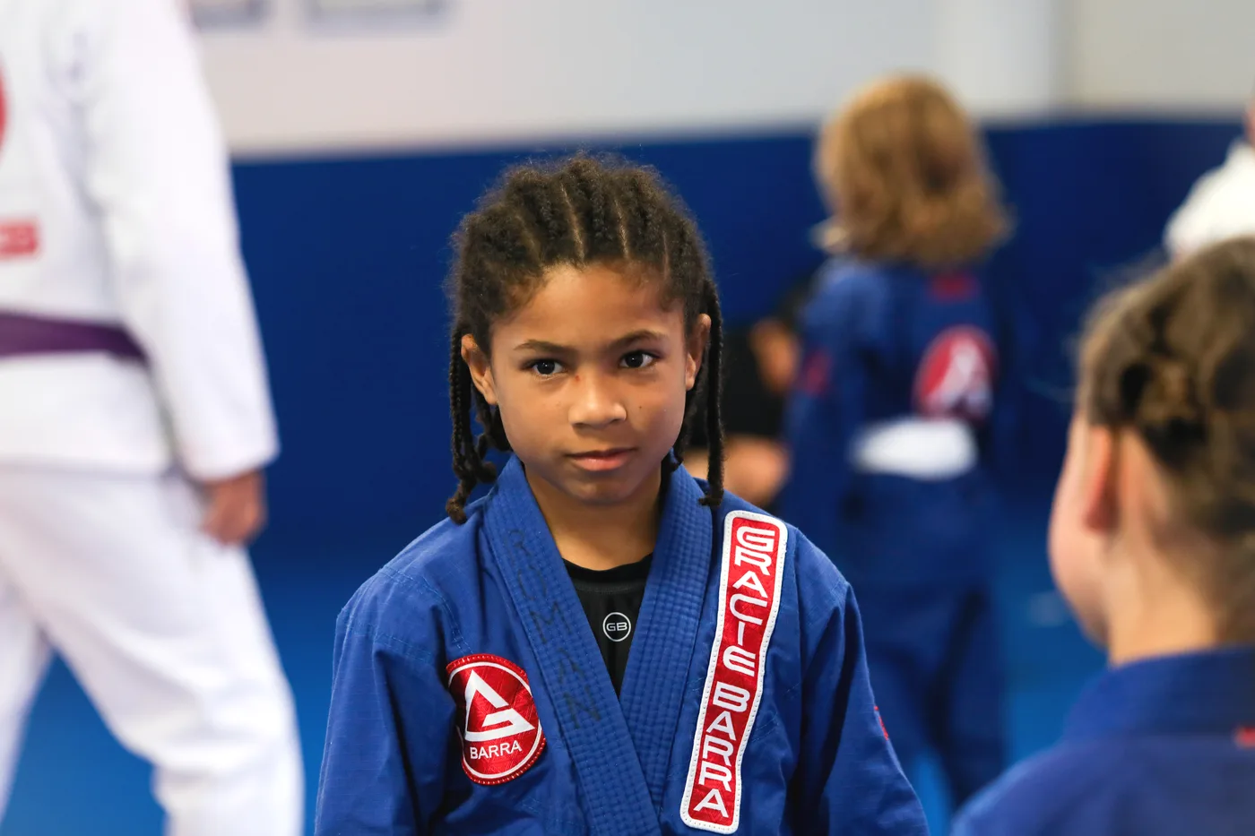 A kids class at Gracie Barra Sutton Parade