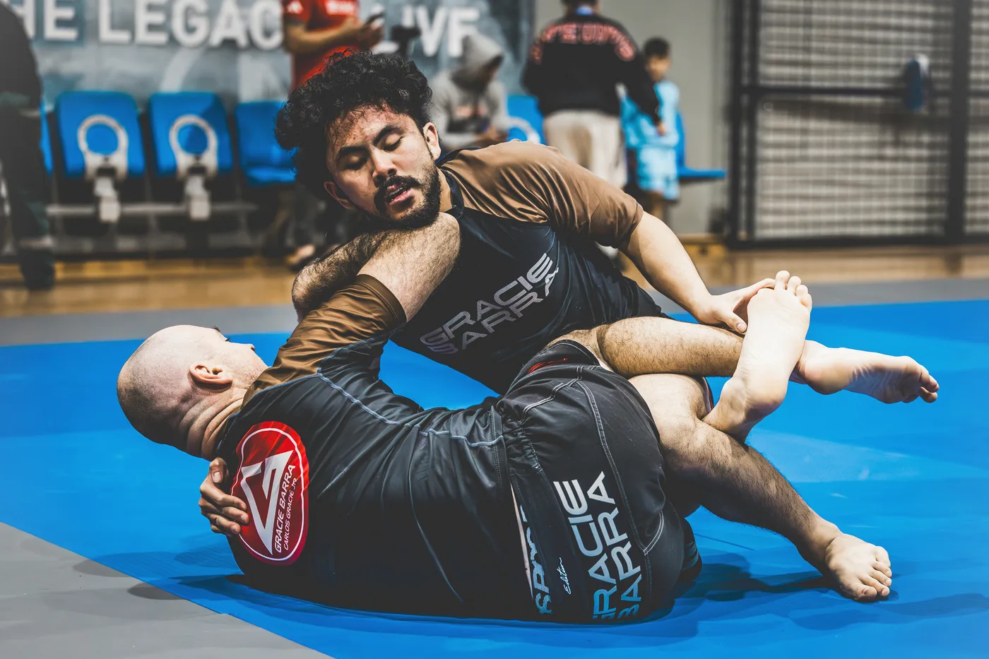 Adults training together at Gracie Barra Sutton Parade